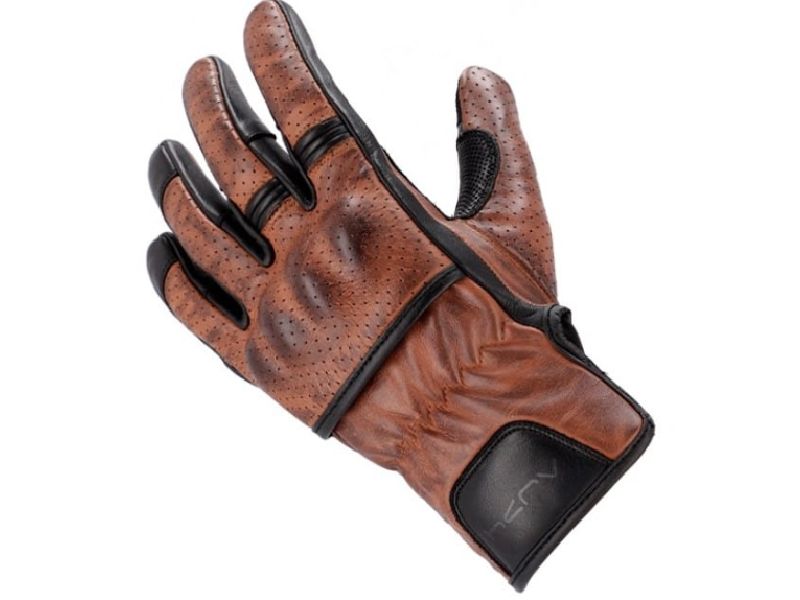 BOZAKI Guantes Cuero Cafe Racer