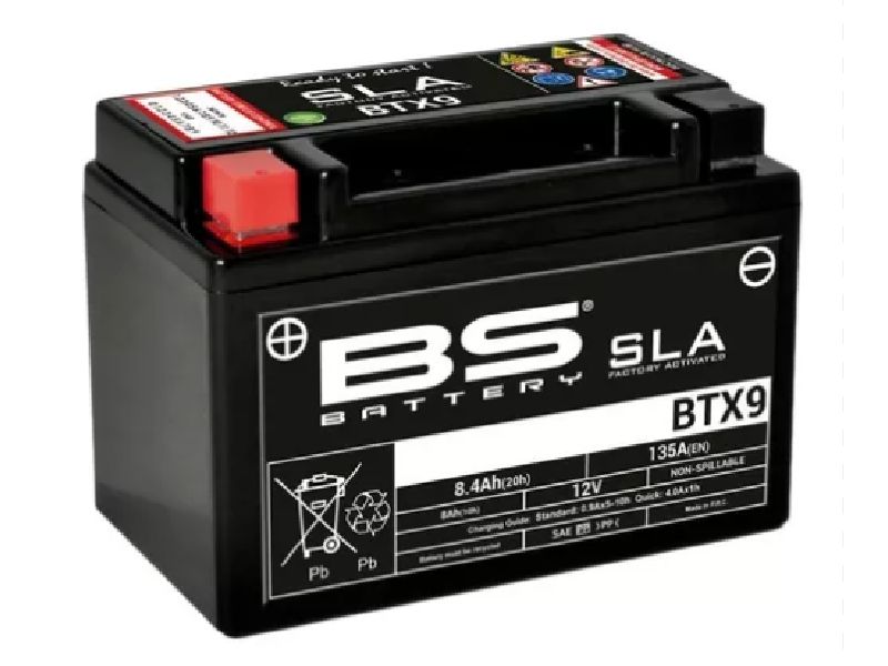 UNO MOTOS Bateria YTX9-BS gel